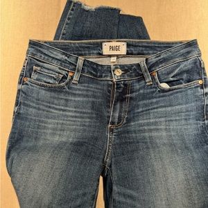 Paige verdugo ankle jeans size 28